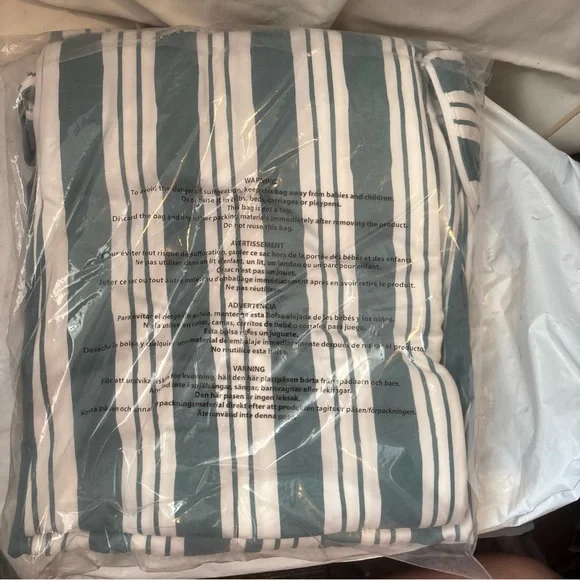 NWT Honey Dew Quiet Night long sleeve and pant pajamas. Green and cream. - Picture 3 of 3